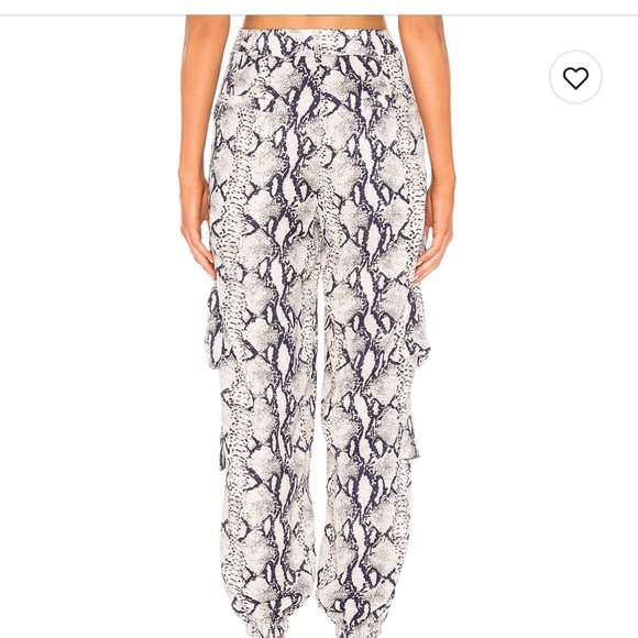 Python print Cypress Pant from Revolve size Large. Cargo/jogger style. New! - Picture 4 of 5